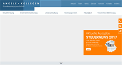 Desktop Screenshot of angele-kollegen.info